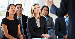 Audience Listening To Presentation